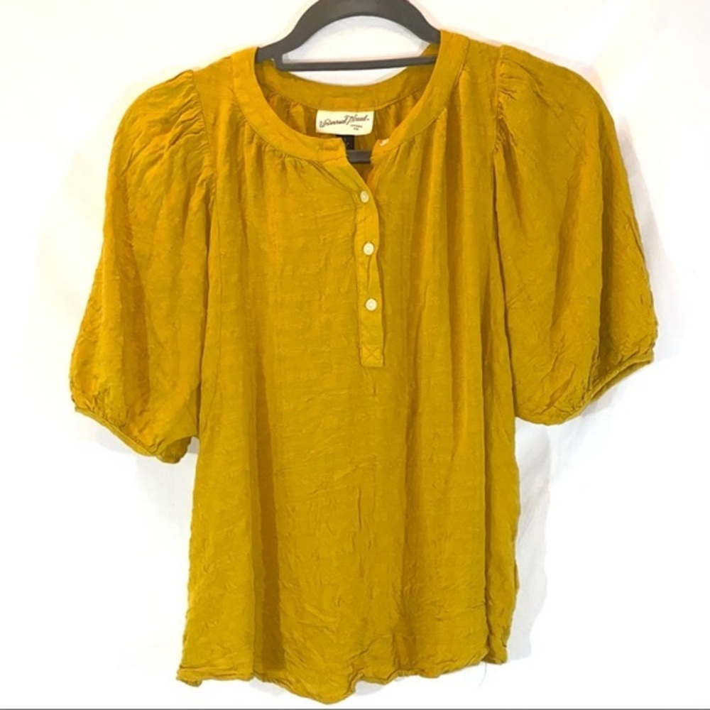 Universal Thread sz S gold BOHO 3/4 sleeve blouse
